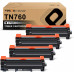 Brother TN760 Toner Cartridge 4 Pack